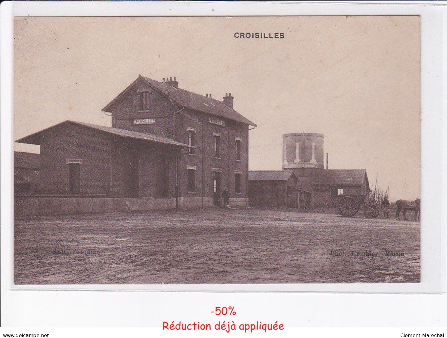 CROISILLES: la gare - Très bon état