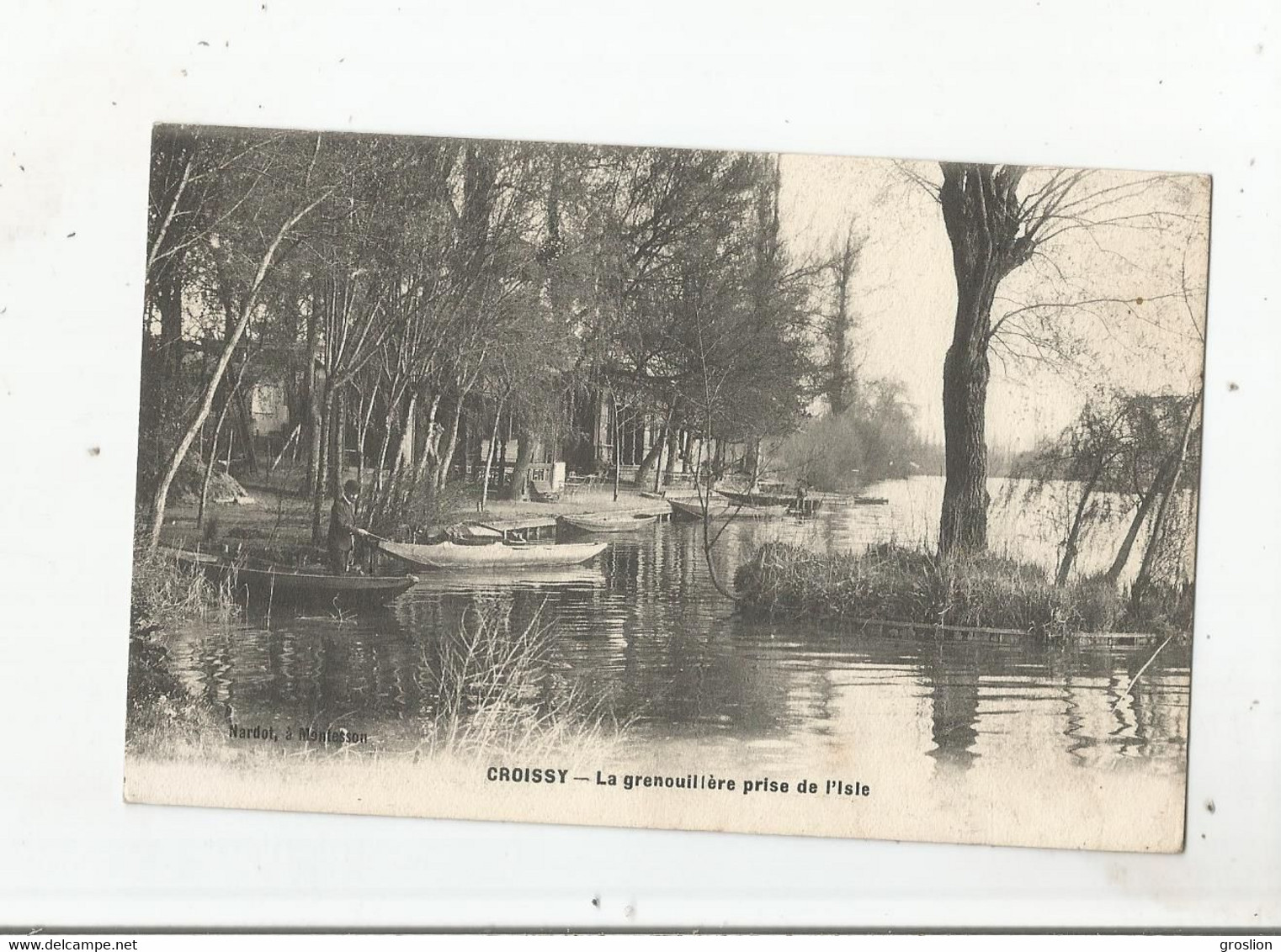 CROISSY SUR SEINE LA GRENOUILLERE PRISE DE L'ISLE