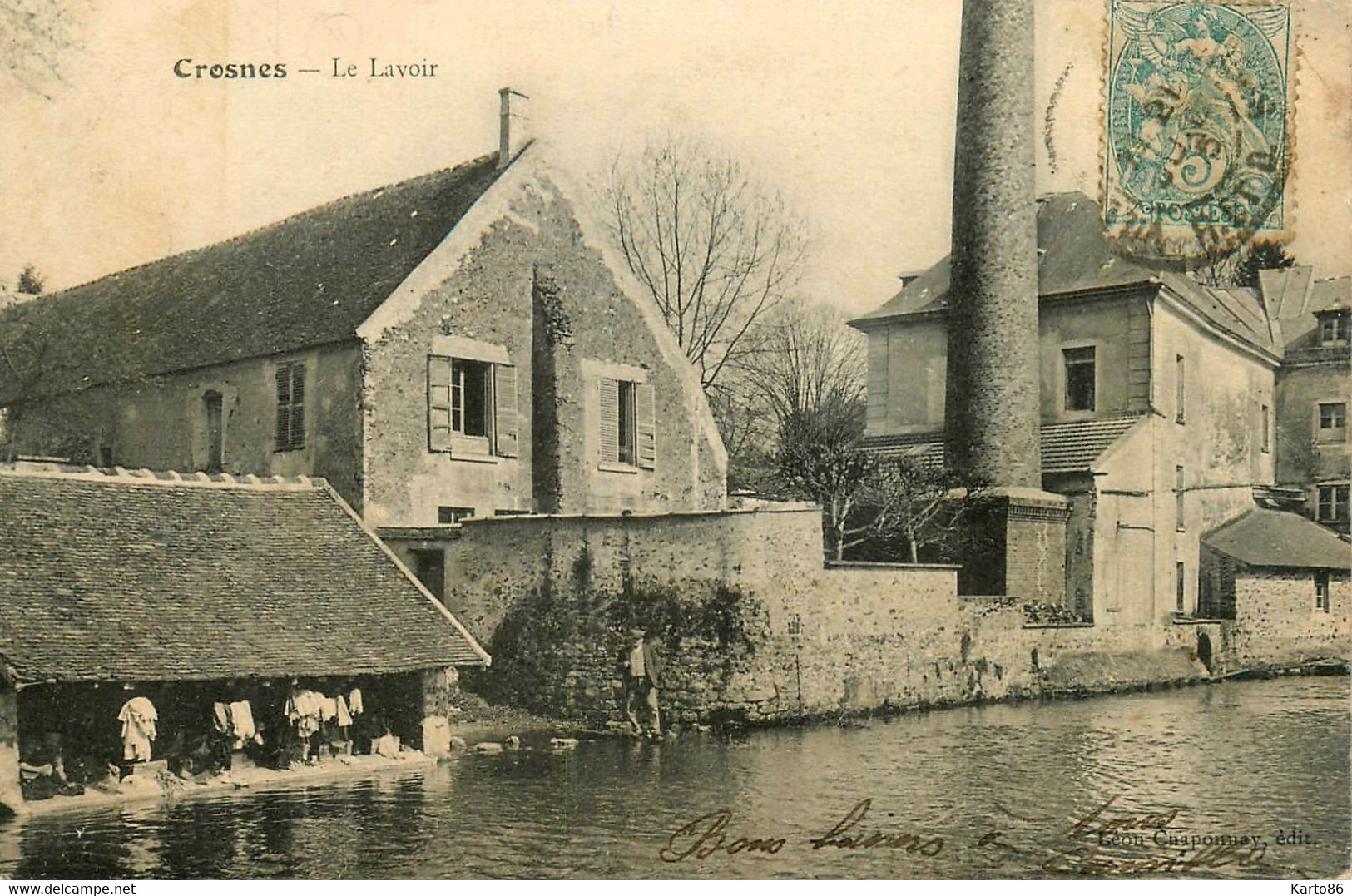 crosne crosnes * 1905 * le lavoir * laveuses lavandières blanchisseuses