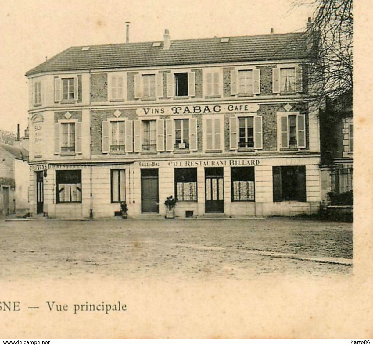 crosne crosnes * débit de tabac tabacs TABAC Vins Café Restaurant , vue principale