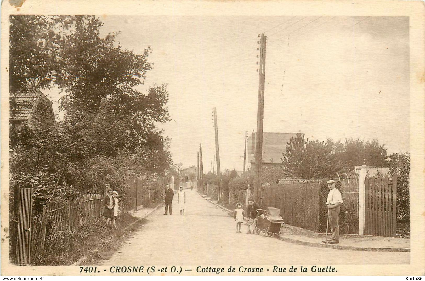 crosne * crosnes * la rue de la guette * cottage de crosne * landau