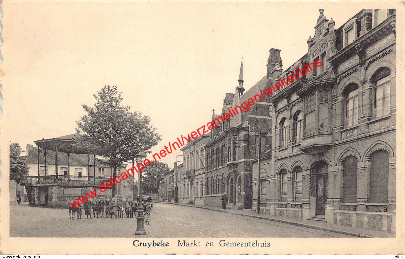 Cruybeke - Markt en Gemeentehuis - Kruibeke