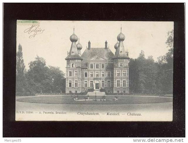 cruyshautem kasteel chateau édit.D.V.D. n° 11390