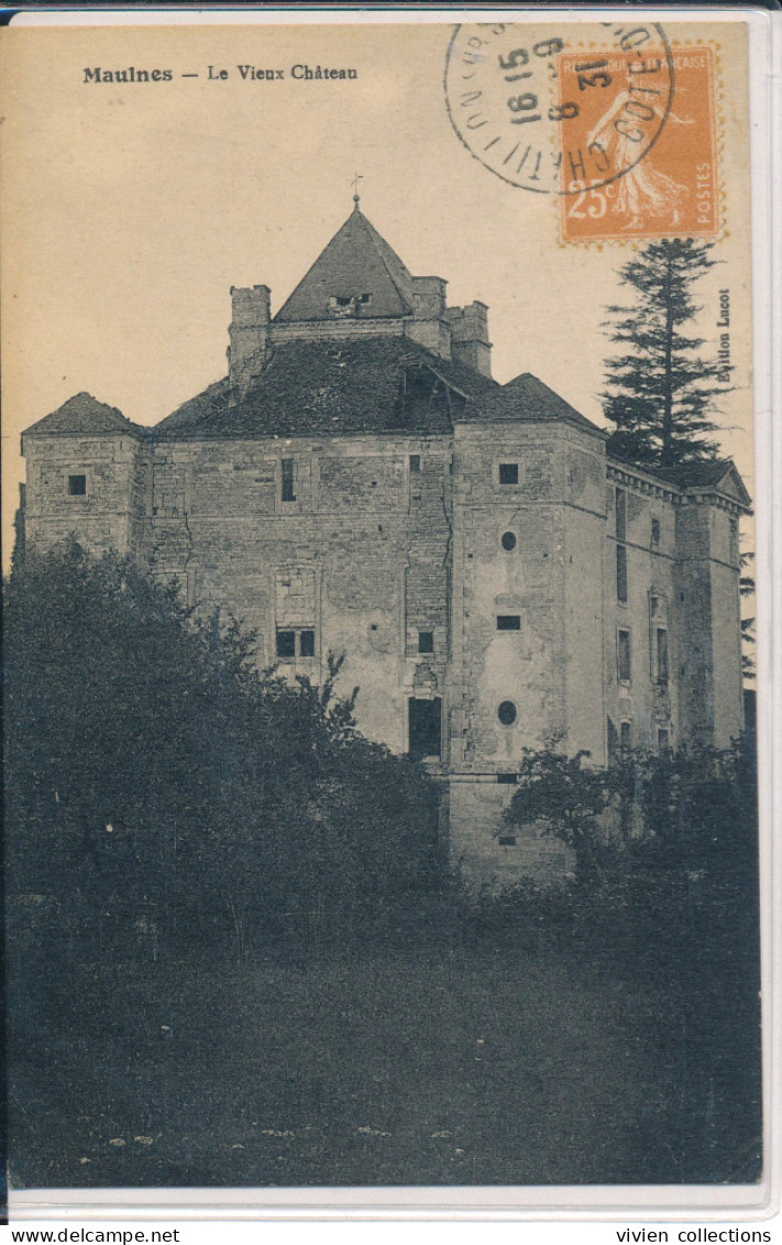 Cruzy le Chatel (89 Yonne) Le vieux château de Maulnes