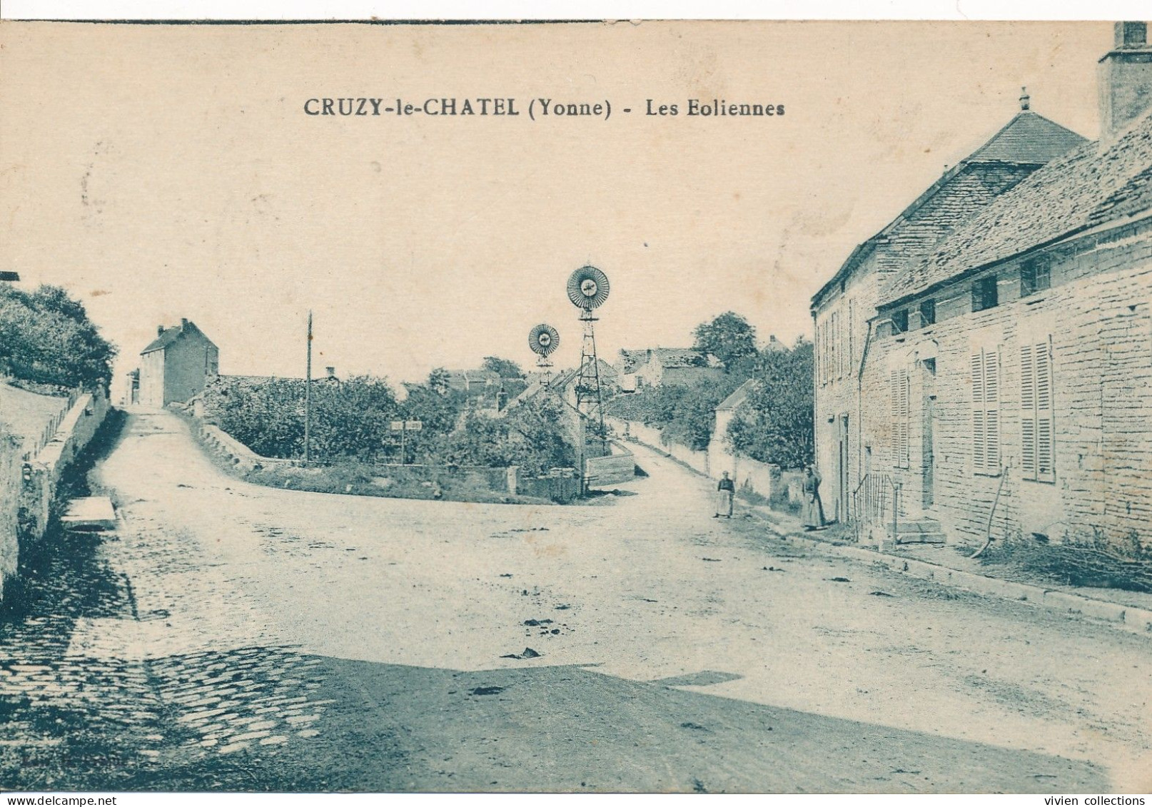 Cruzy le Chatel (89 Yonne) Les éoliennes