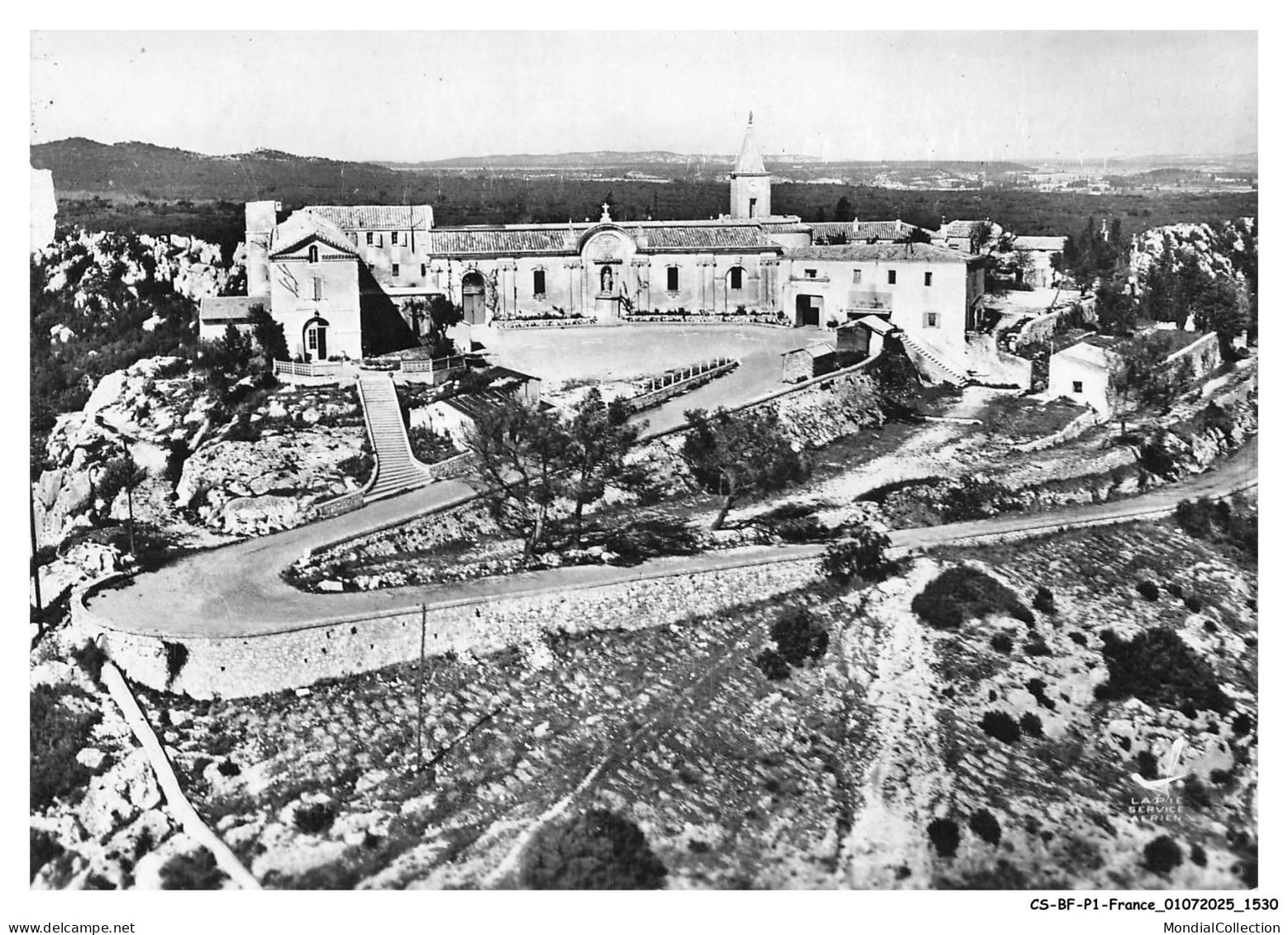 CS-BFP1-0766-30 - En avion au-dessus de ROCHEFORT-DU-GARD - Notre-dame de rochefort - Sanctuaire