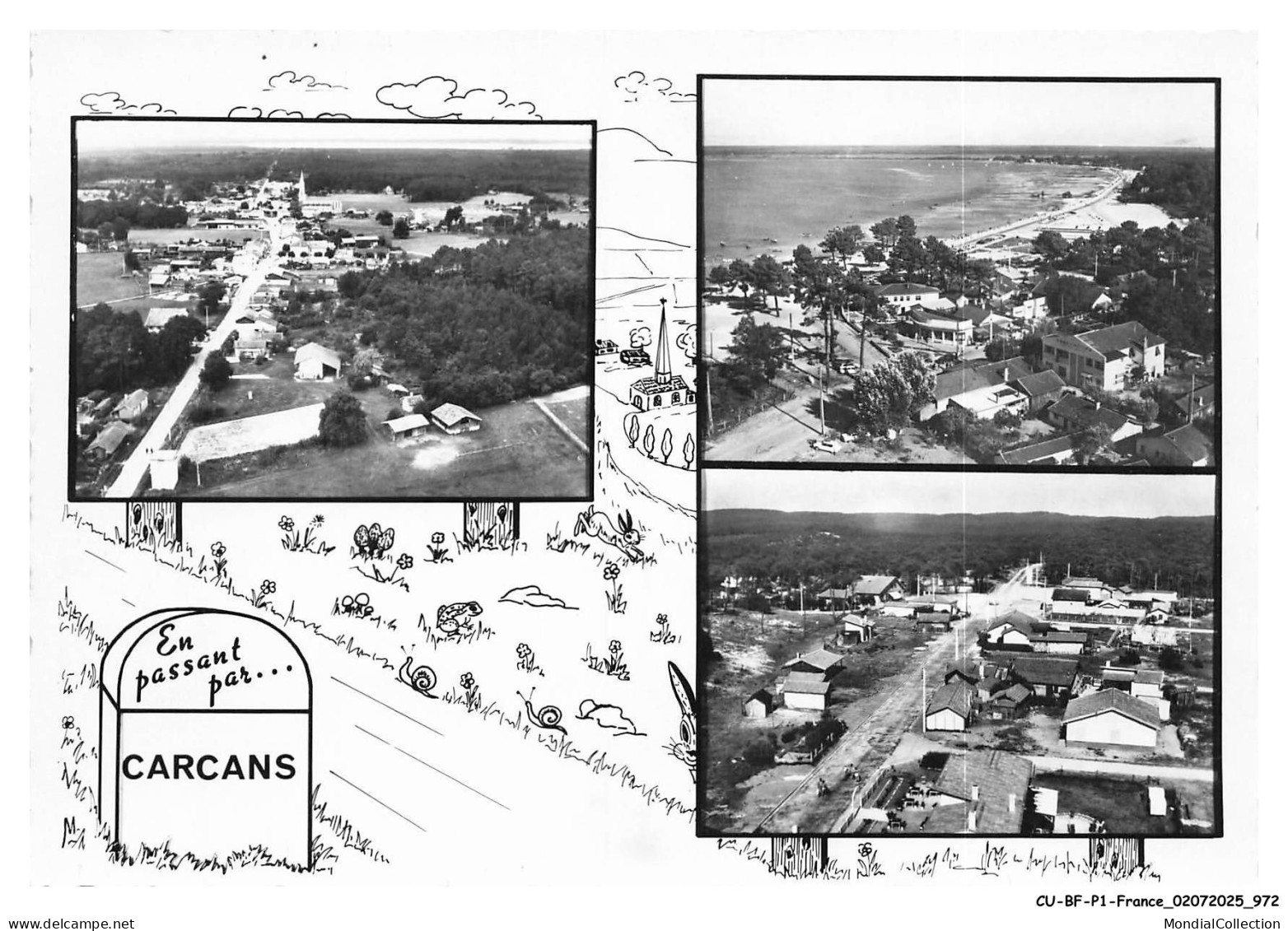 CU-BFP1-0487-33 - CARCANS - Carcans-bourg - maubuisson - Carcans-plage