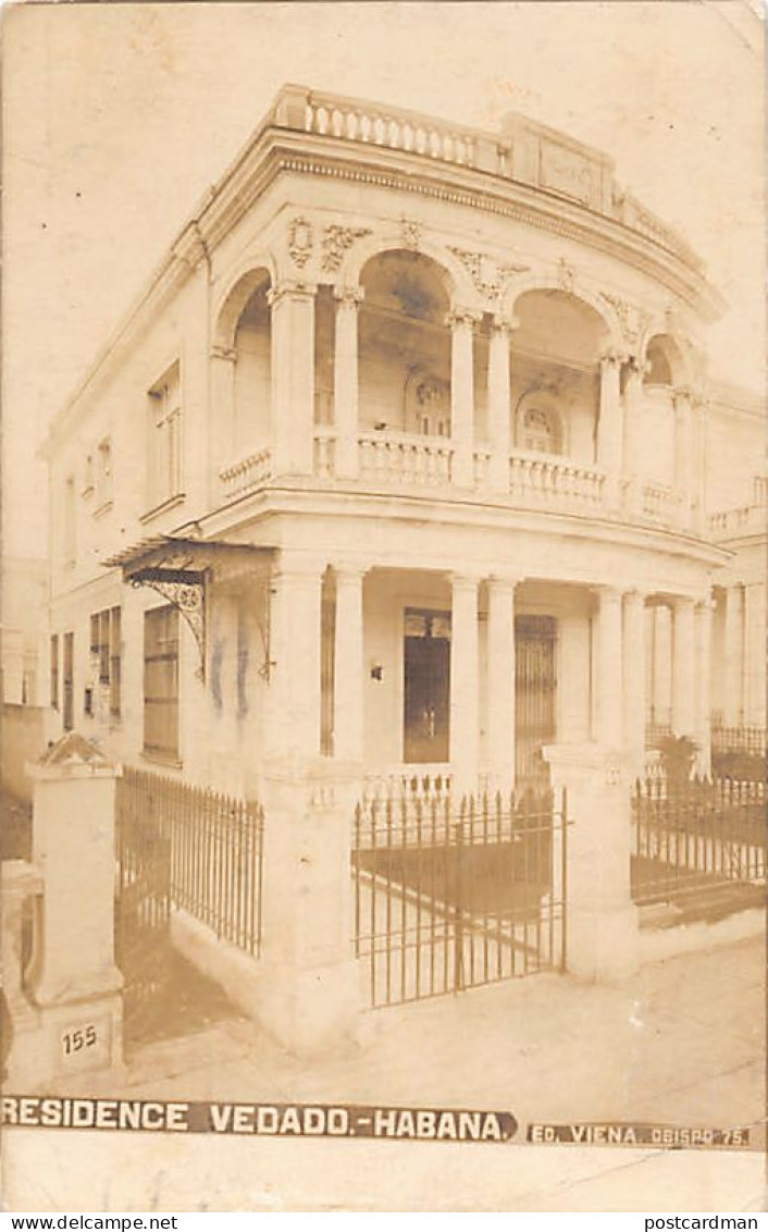Cuba - LA HABANA - Residence Vedado - POSTAL FOTO Real Photo - Ed. Viena
