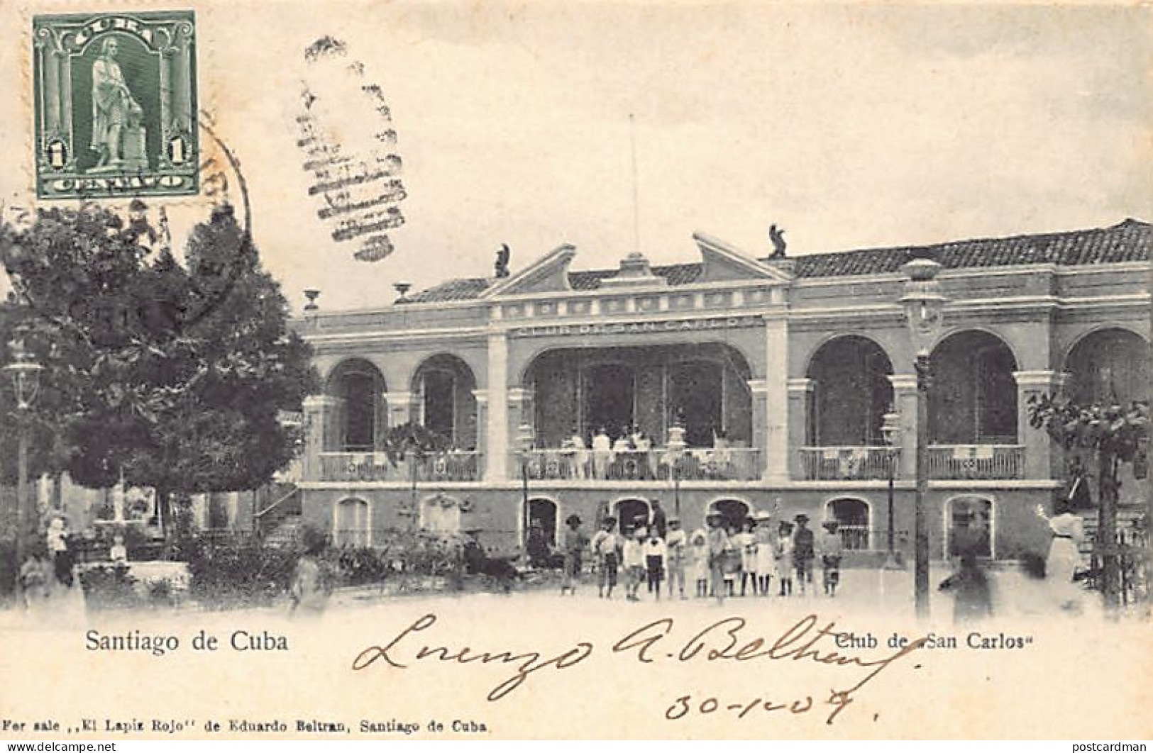 Cuba - SANTIAGO DE CUBA - Club de San Carlos - Ed. El Lapiz Rojo