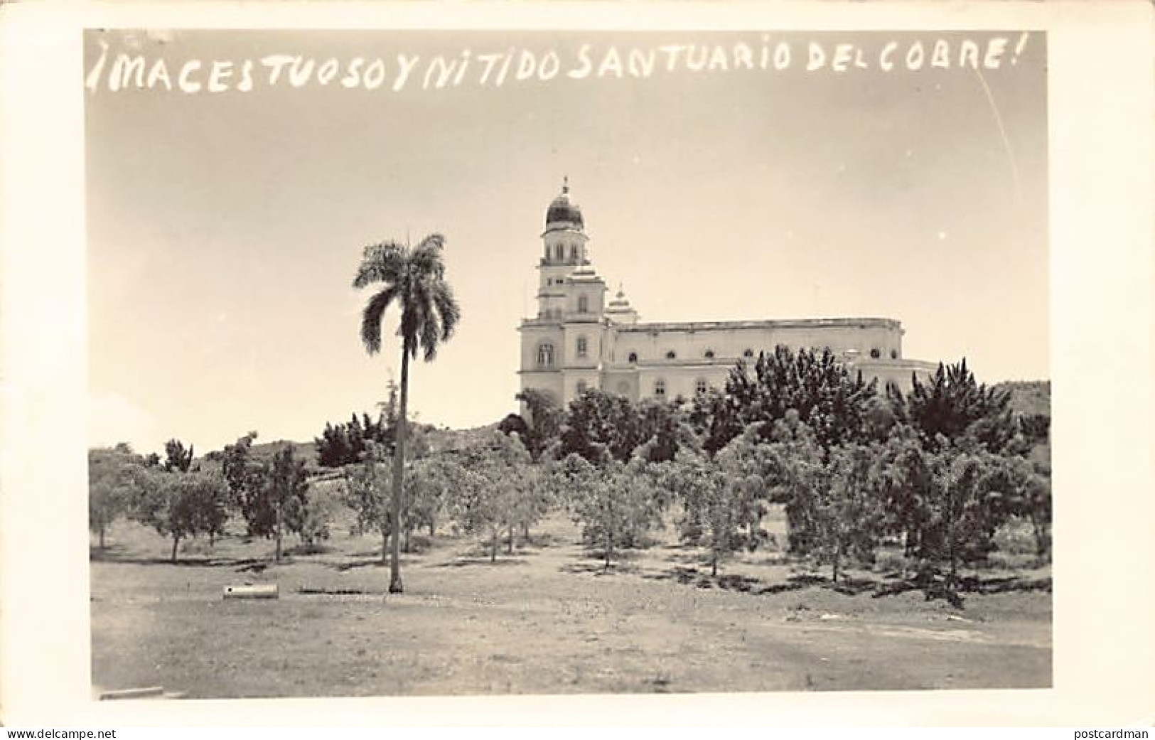 Cuba - SANTIAGO DE CUBA - santuario del Cobre - POSTAL FOTO Real Photo - Ed. Mario Loo