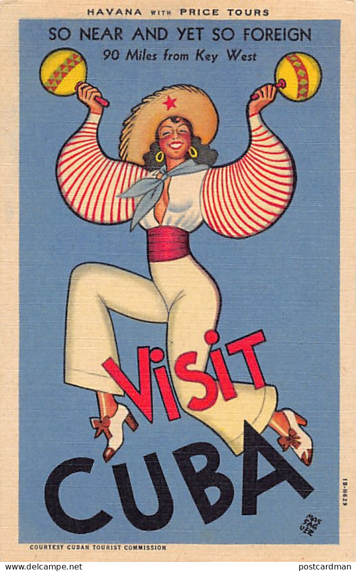 Cuba - Visit Cuba - Courtesy Cuban Tourist Commission - Publ. Price Tours, Havana Ticket Office