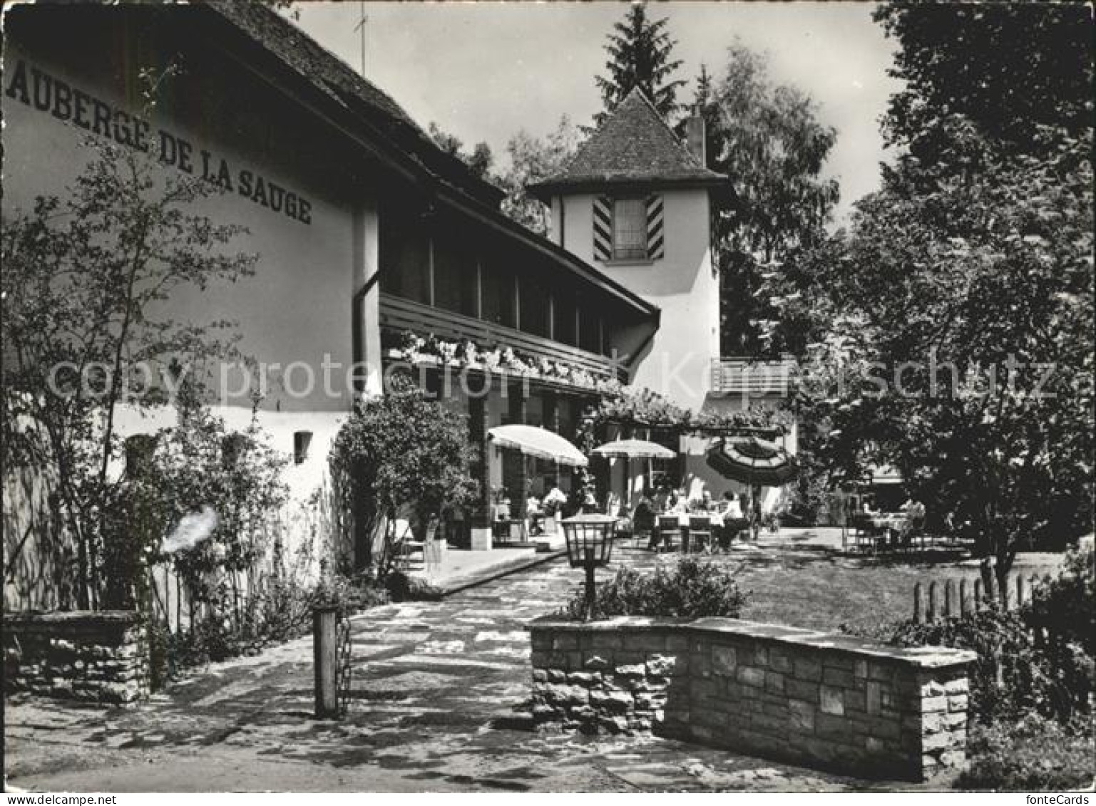 Cudrefin Auberge de la Sauge Restaurant Jardin