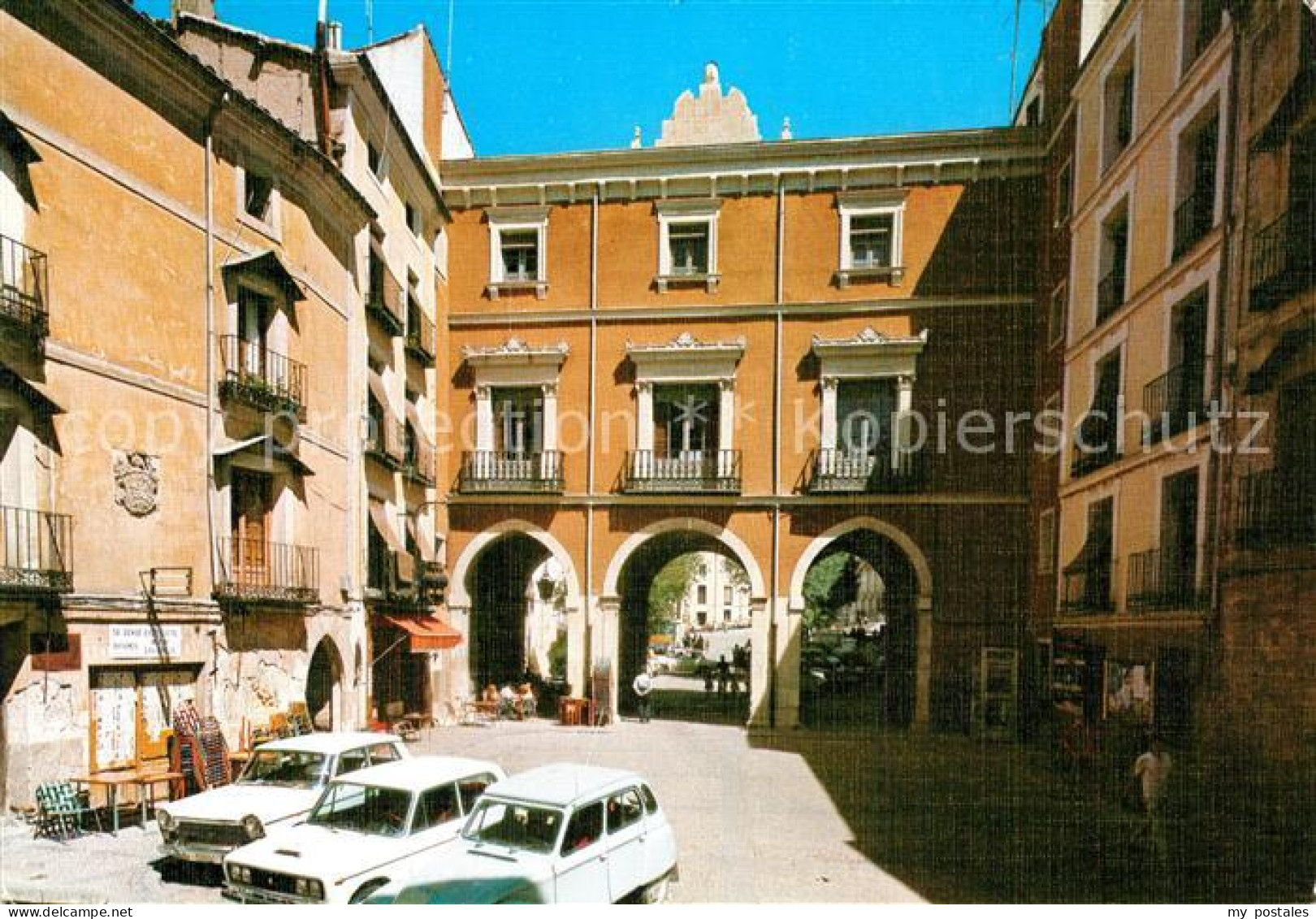 Cuenca Castilla-La Mancha Espana Anteplaza y Ayuntamiento