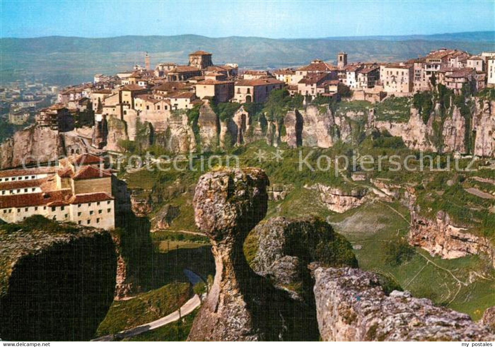 Cuenca Castilla-La Mancha Espana Panoramica y Hoz del Huecar