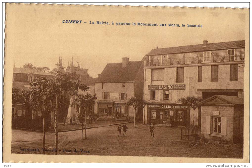 CUISERY LA MAIRIE LE CASINO ANIMEE POID PUBLIC