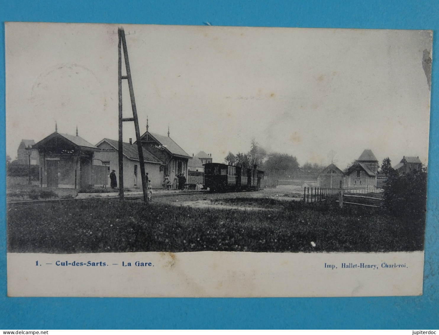 Cul-des-Sarts La Gare (tram à vapeur, stoomtram)
