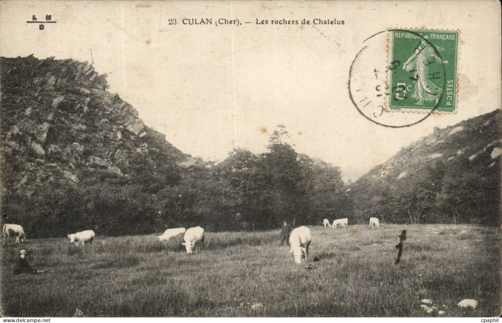 Culan - Les Rochers de Chatelus - CPA