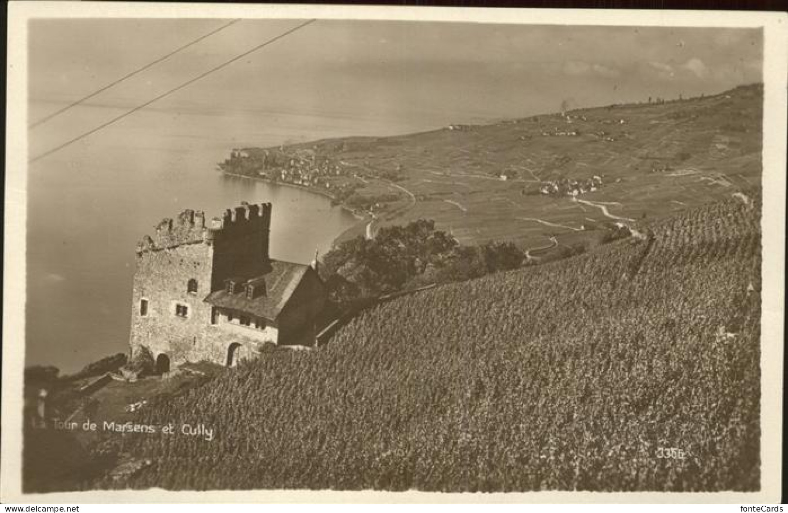 Cully  VD La Tour de Marsens et Cully