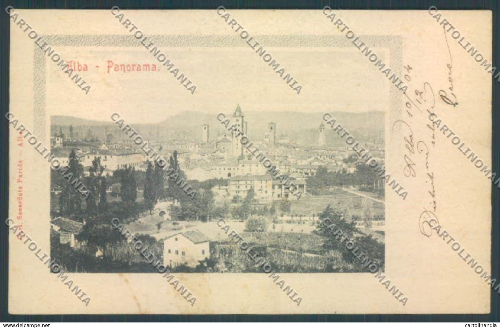Cuneo Alba cartolina ZB2010