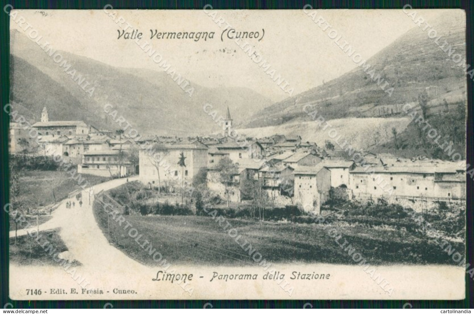 Cuneo Limone cartolina QK9028