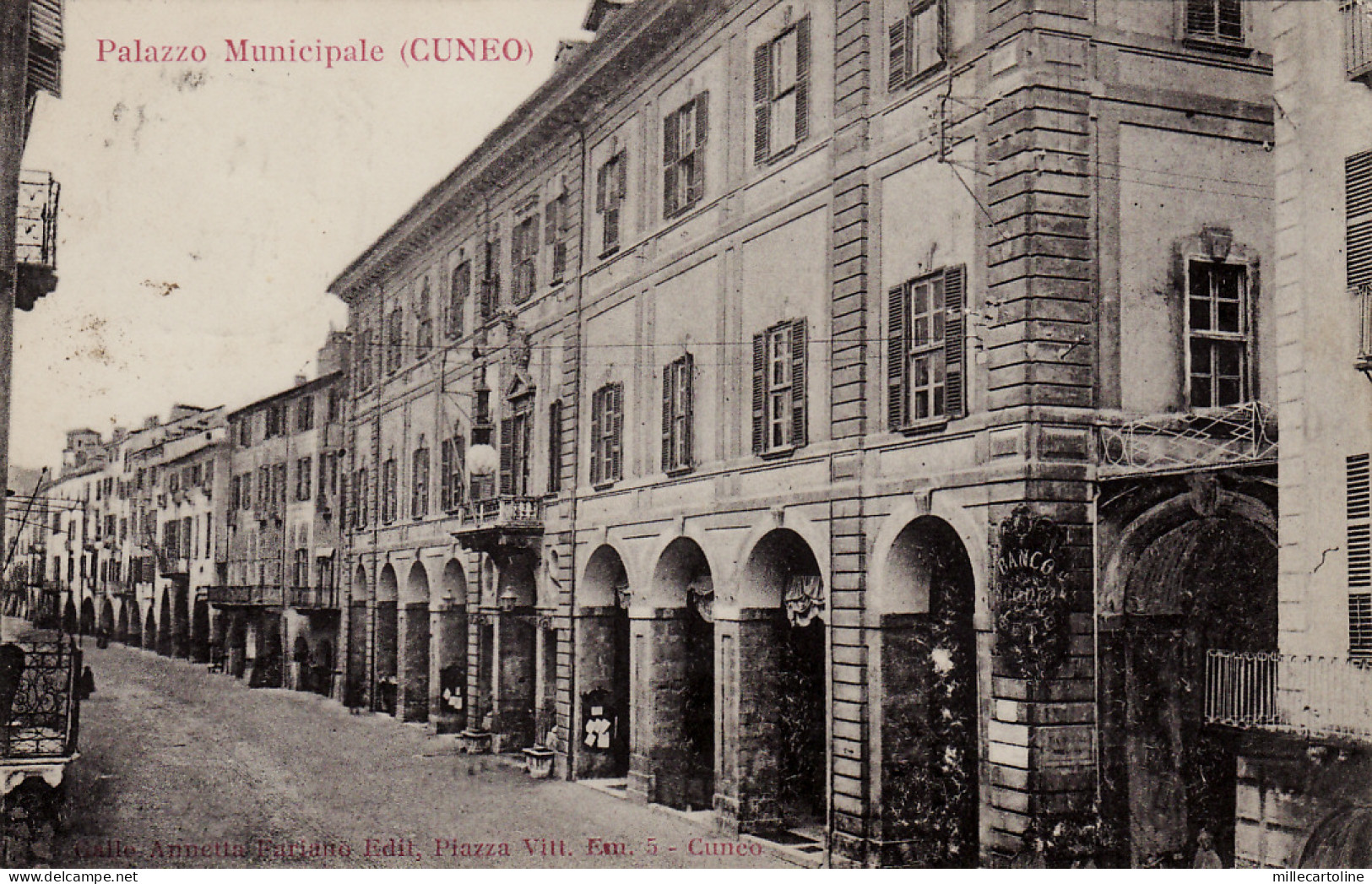 # CUNEO:  PALAZZO MUNICIPALE 1907