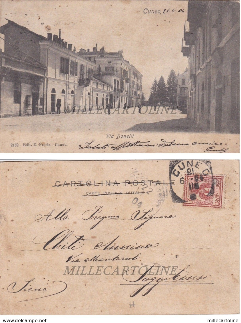 CUNEO. Via Bonelli  1904