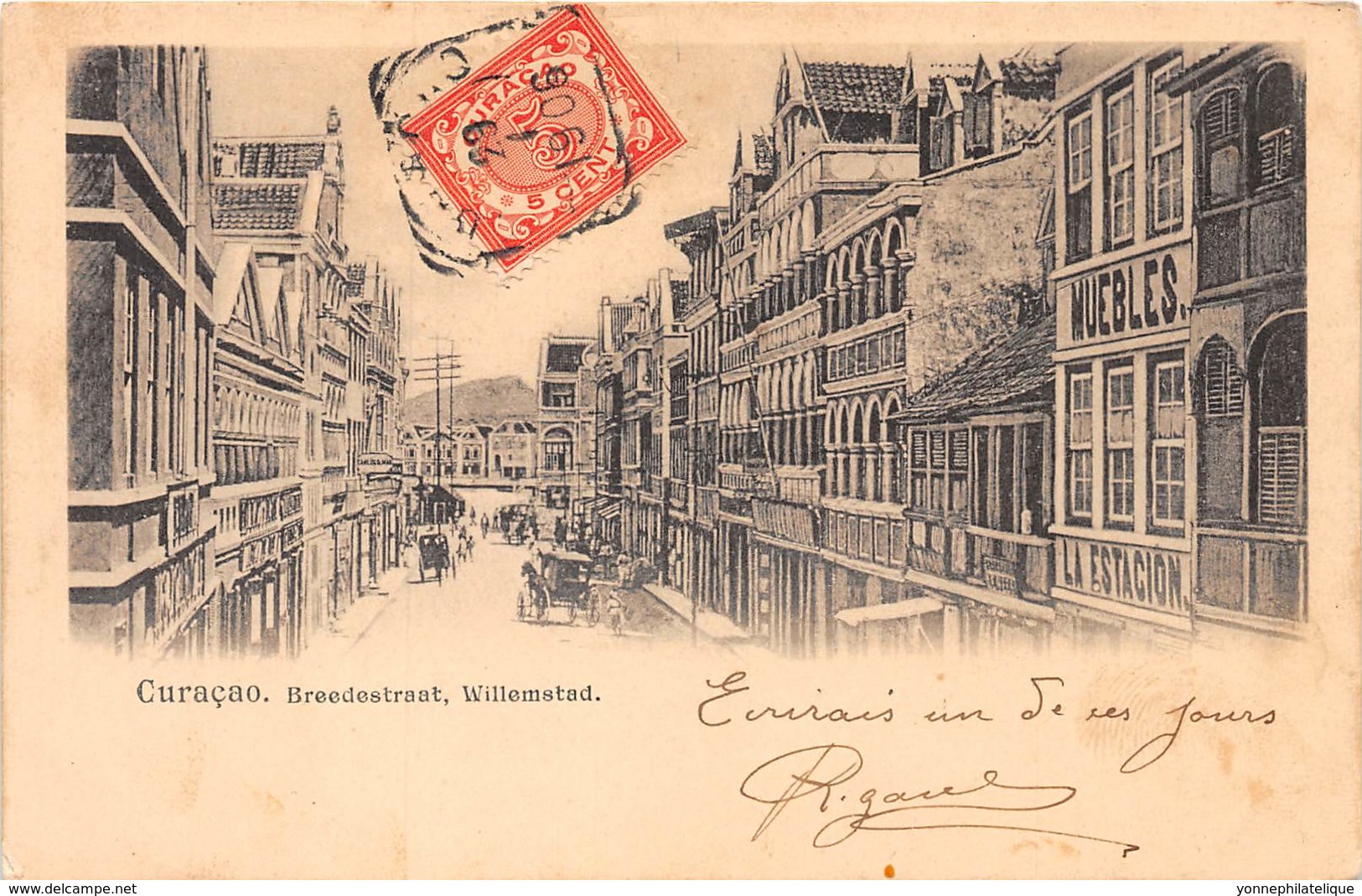 Curaçao / 41 - Belle oblitération