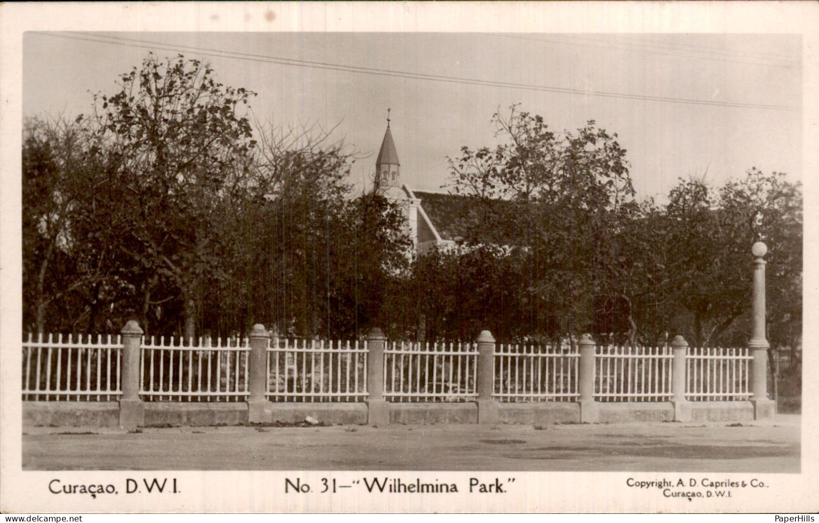 Curaçao - Curaçao - Wilhelmina Park.