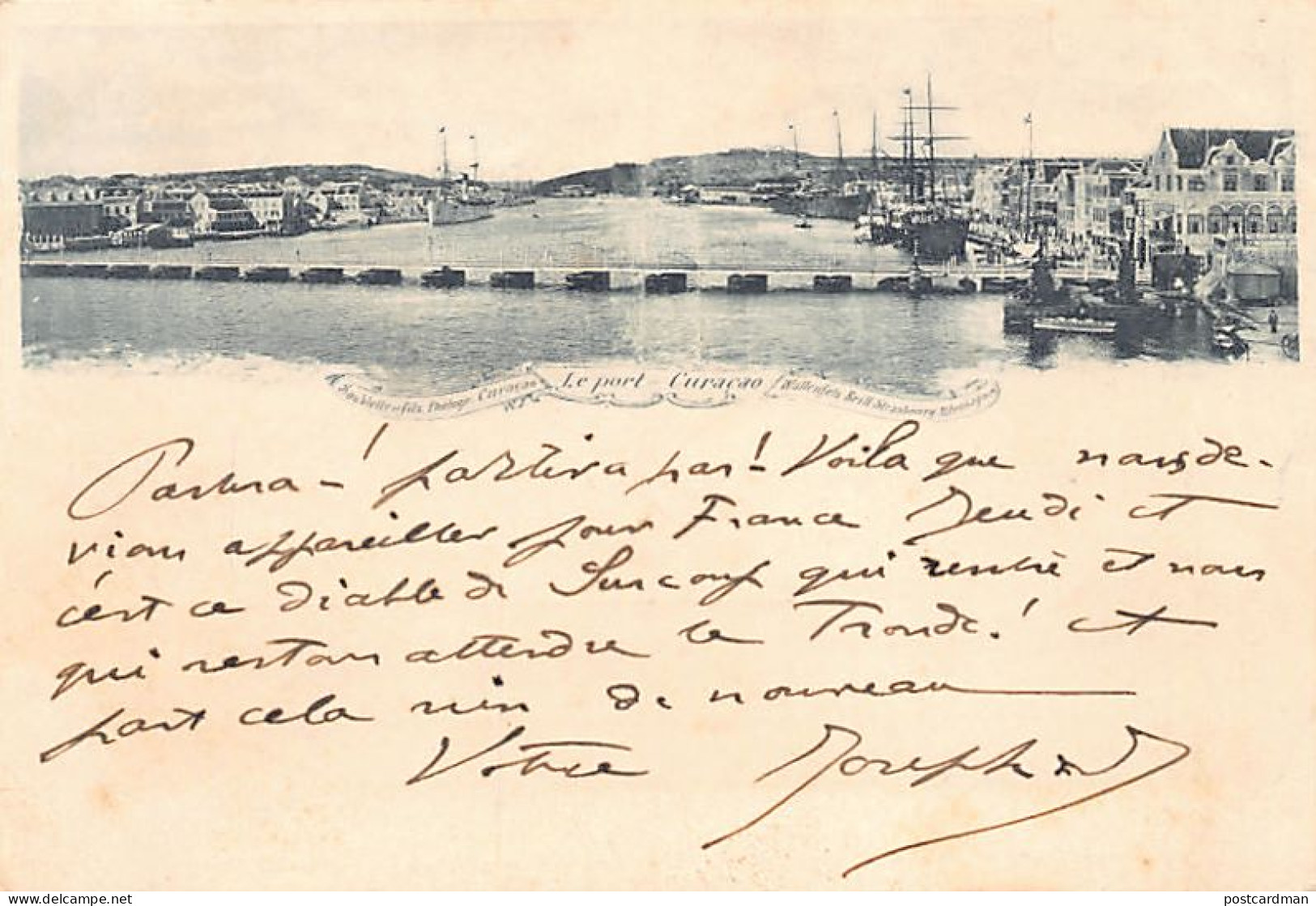 Curaçao - The harbour - Publ. Soublette & fils