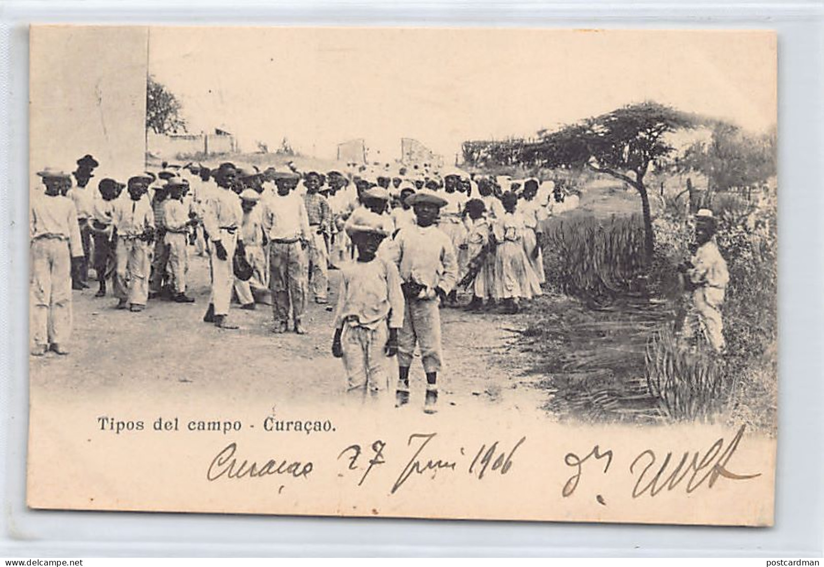 CURAÇAO - Tipos del Campo - Publ. unknown