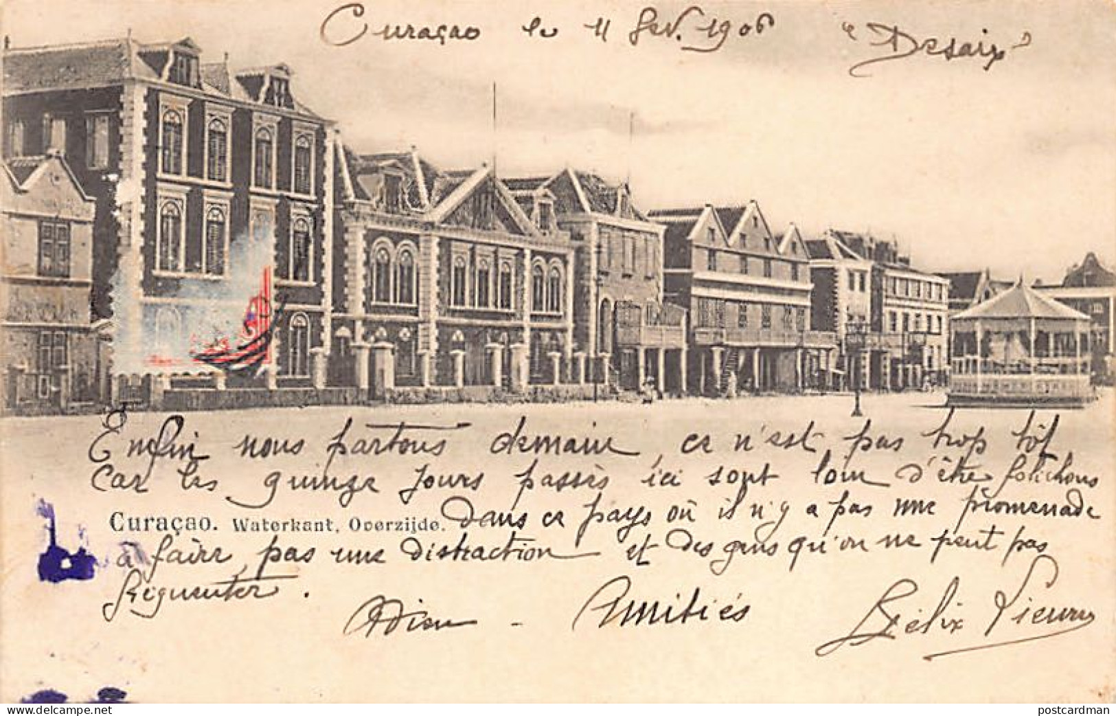 Curaçao - Waterkant, Overzijde - Publ. unknwon