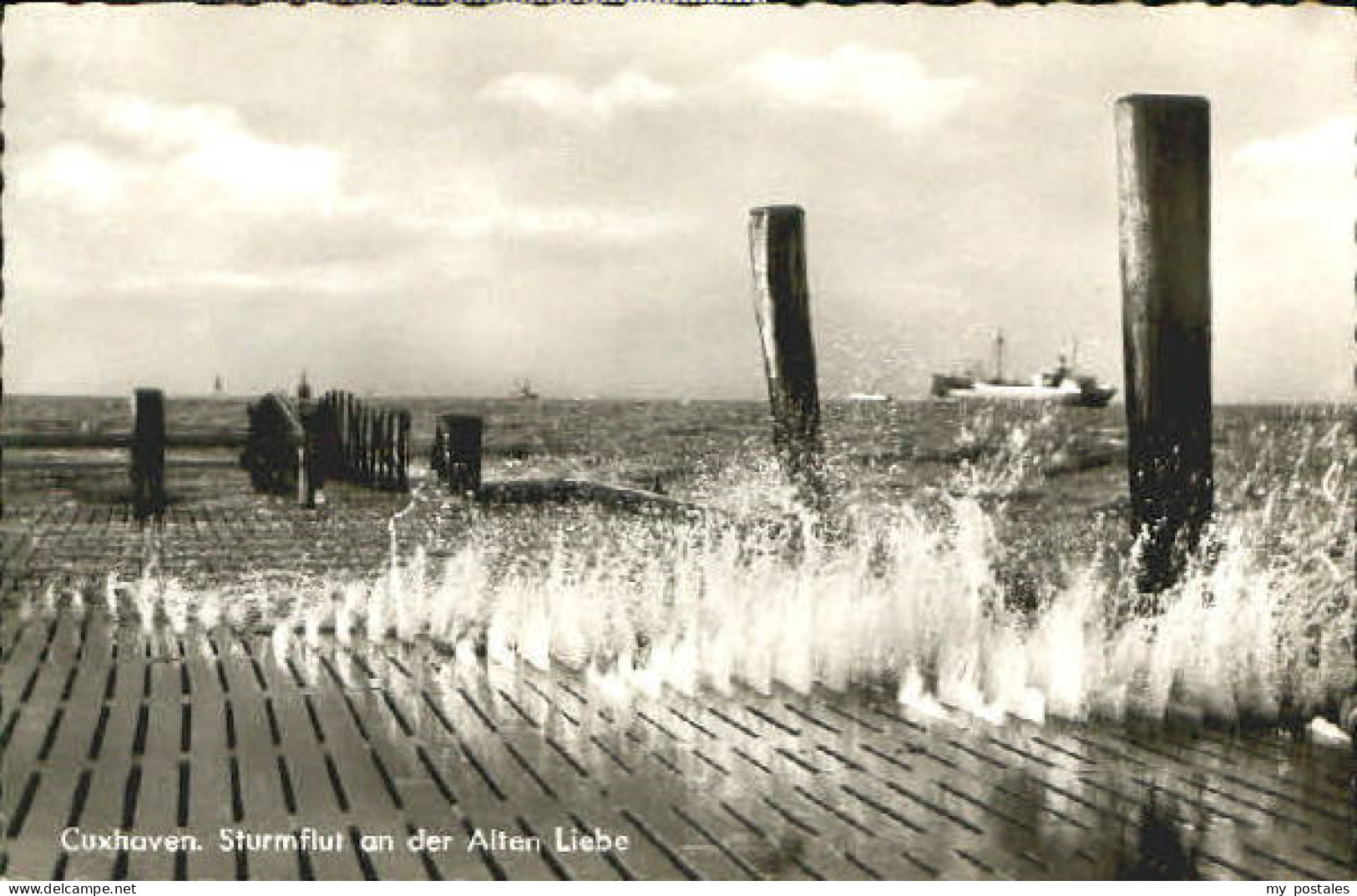 Cuxhaven Nordseebad Cuxhaven Flut