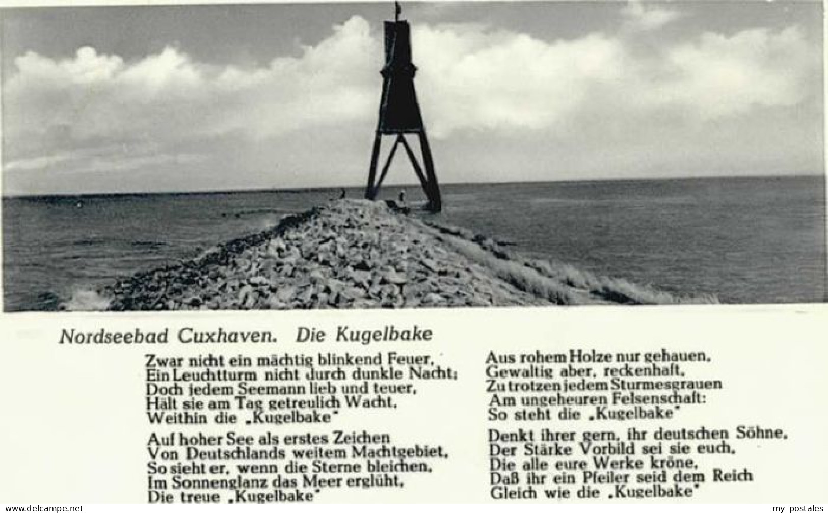 Cuxhaven Nordseebad Cuxhaven Kugelbake