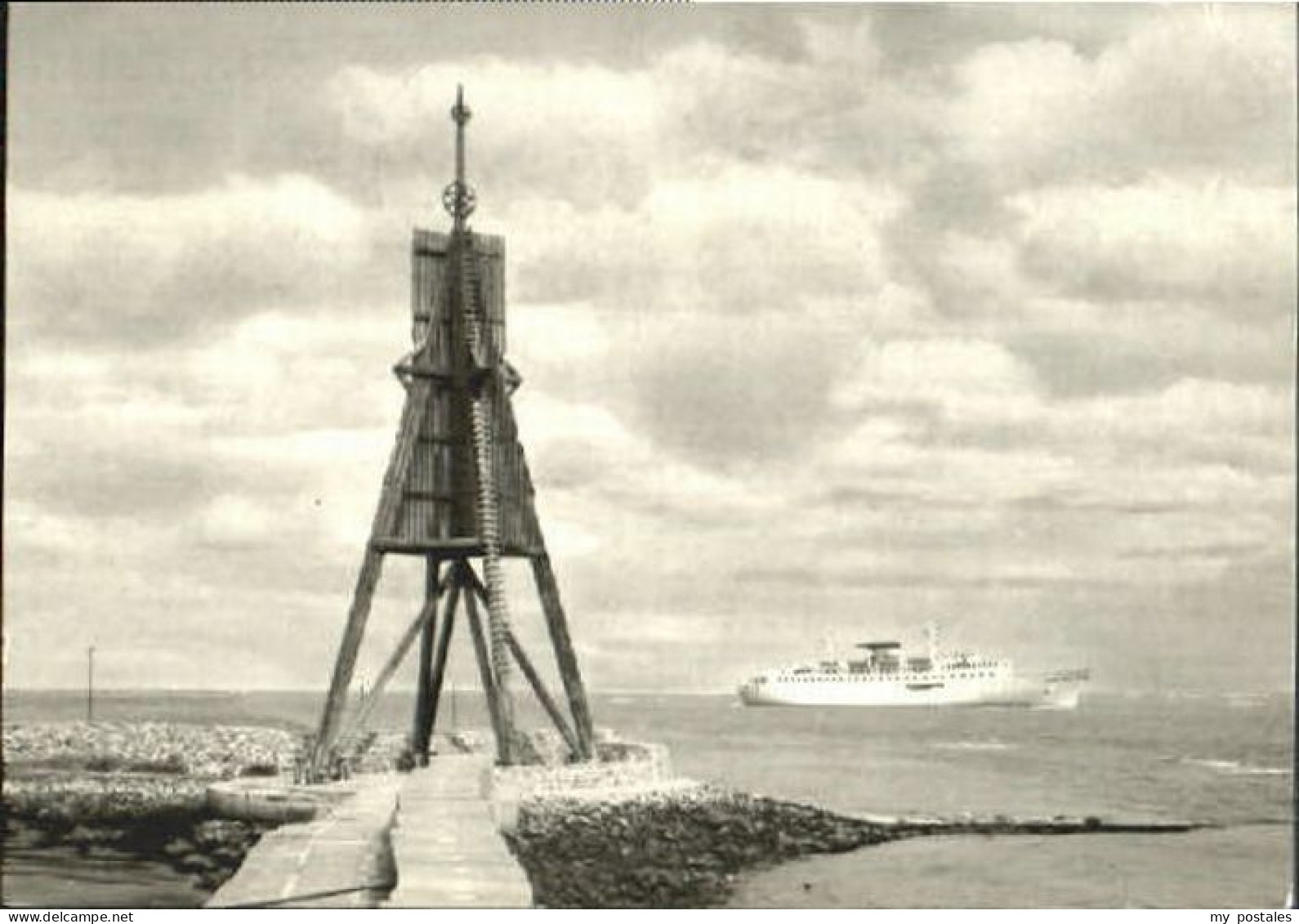 Cuxhaven Nordseebad Cuxhaven Kugelbake x 1972