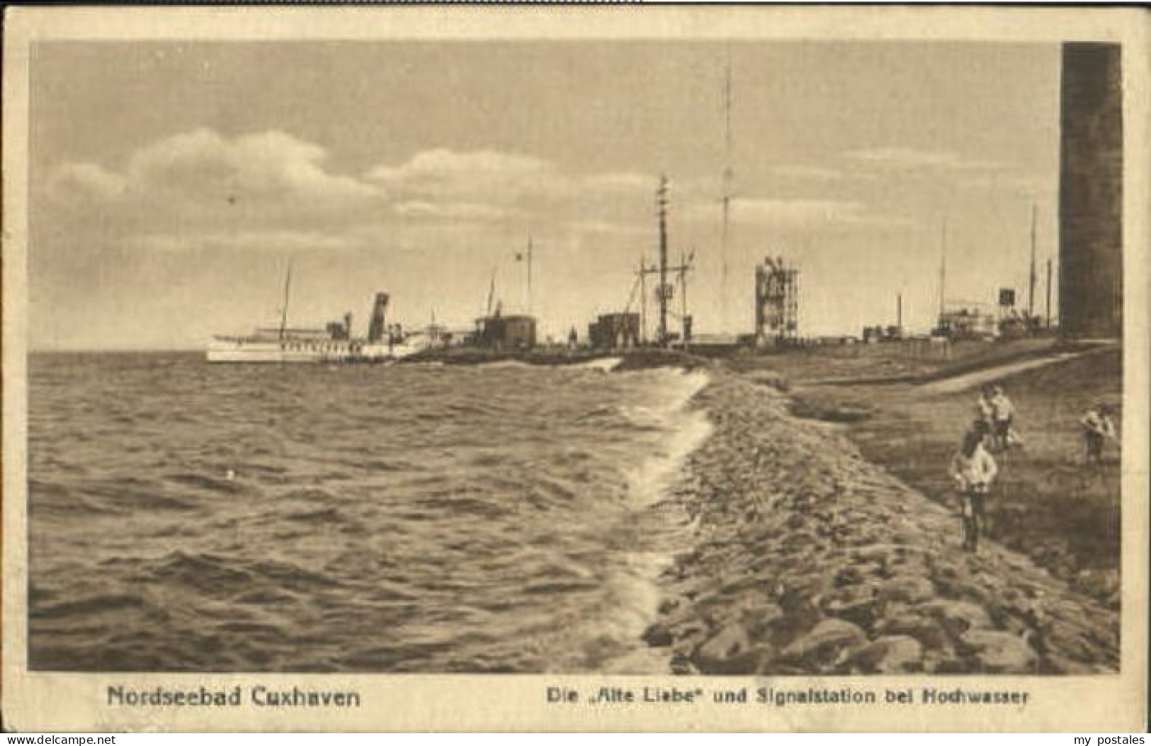 Cuxhaven Nordseebad Cuxhaven  ungelaufen ca. 1920