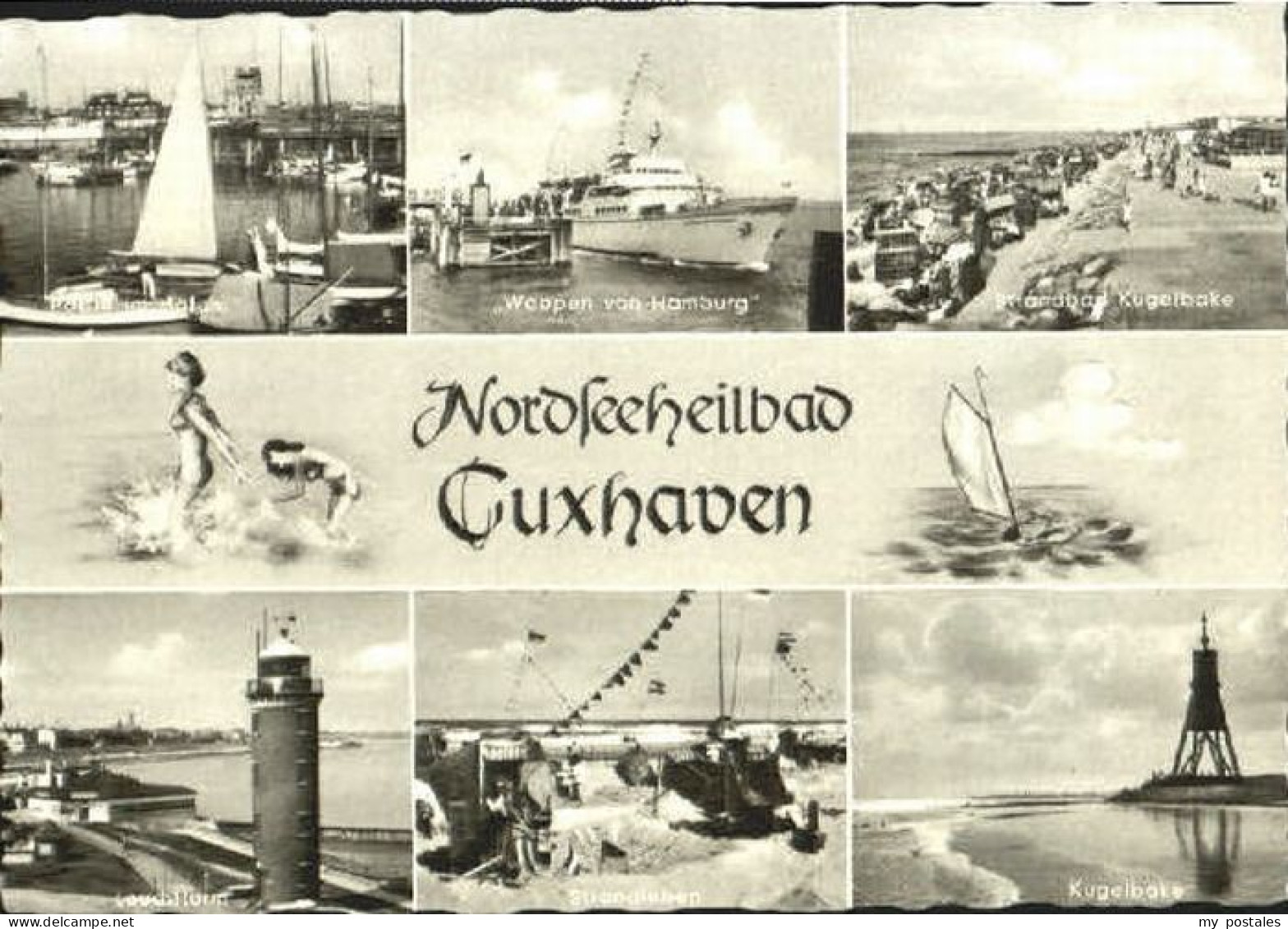 Cuxhaven Nordseebad Cuxhaven  ungelaufen ca. 1965