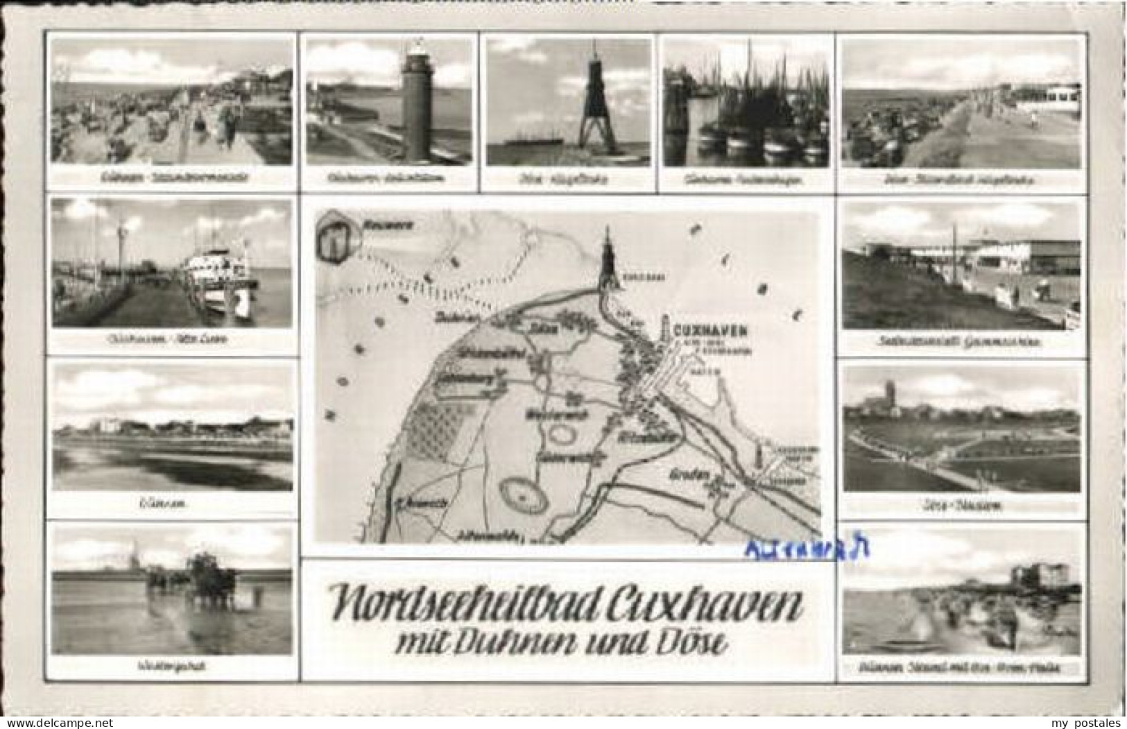 Cuxhaven Nordseebad Cuxhaven  x 1957