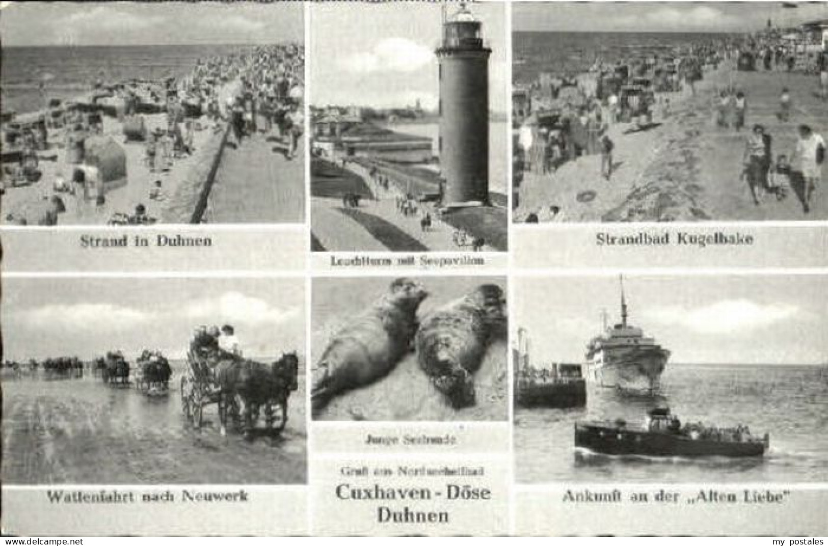 Cuxhaven Nordseebad Cuxhaven  x 1958