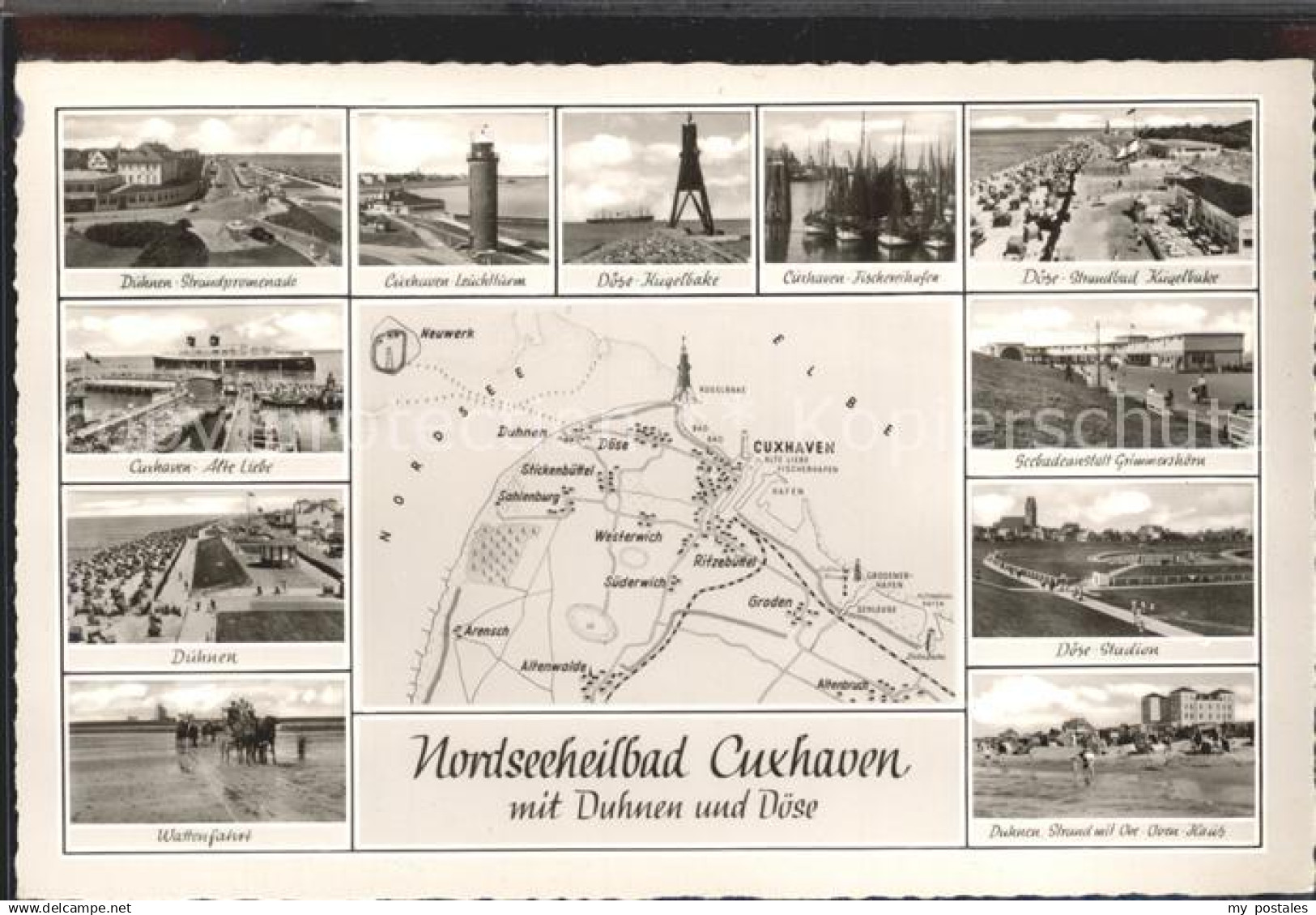 Cuxhaven Nordseebad Die Umgebung von Cuxhaven