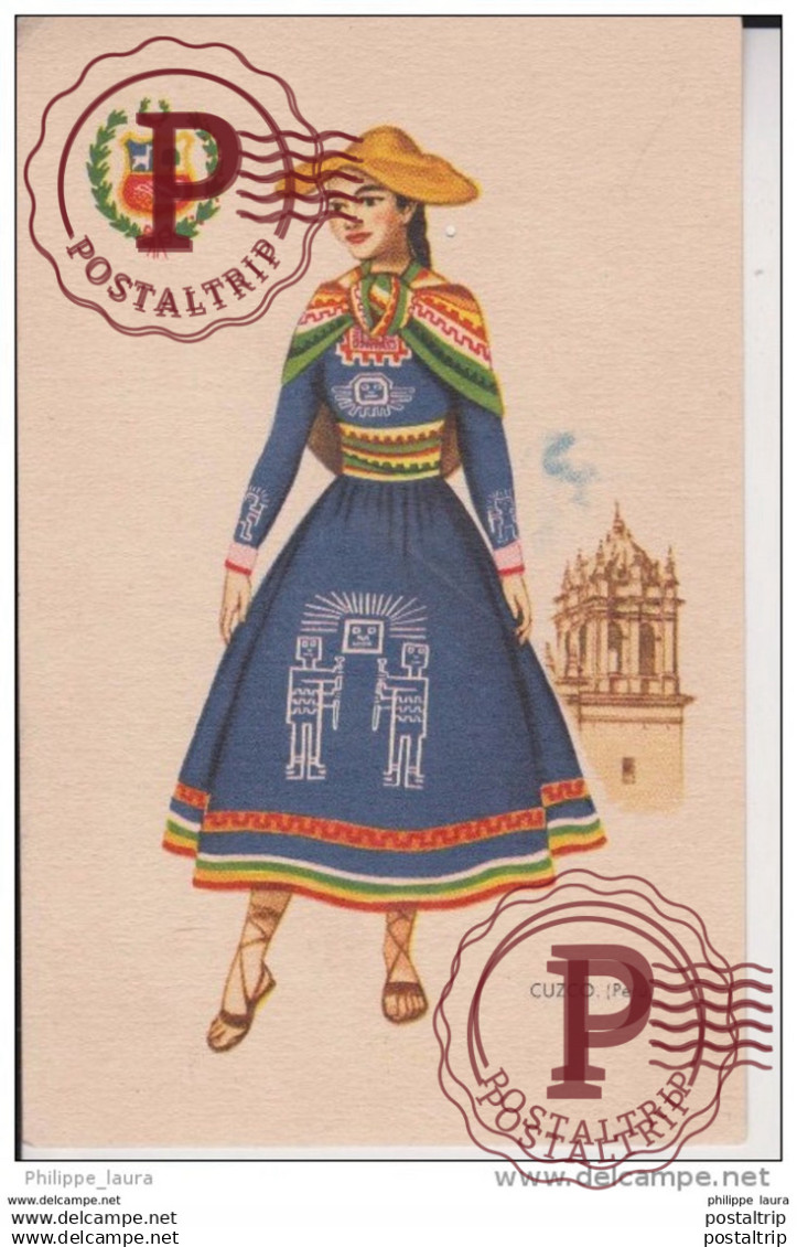 CUZCO. PERÚ. TRAJE TÍPICO DE PERÚ