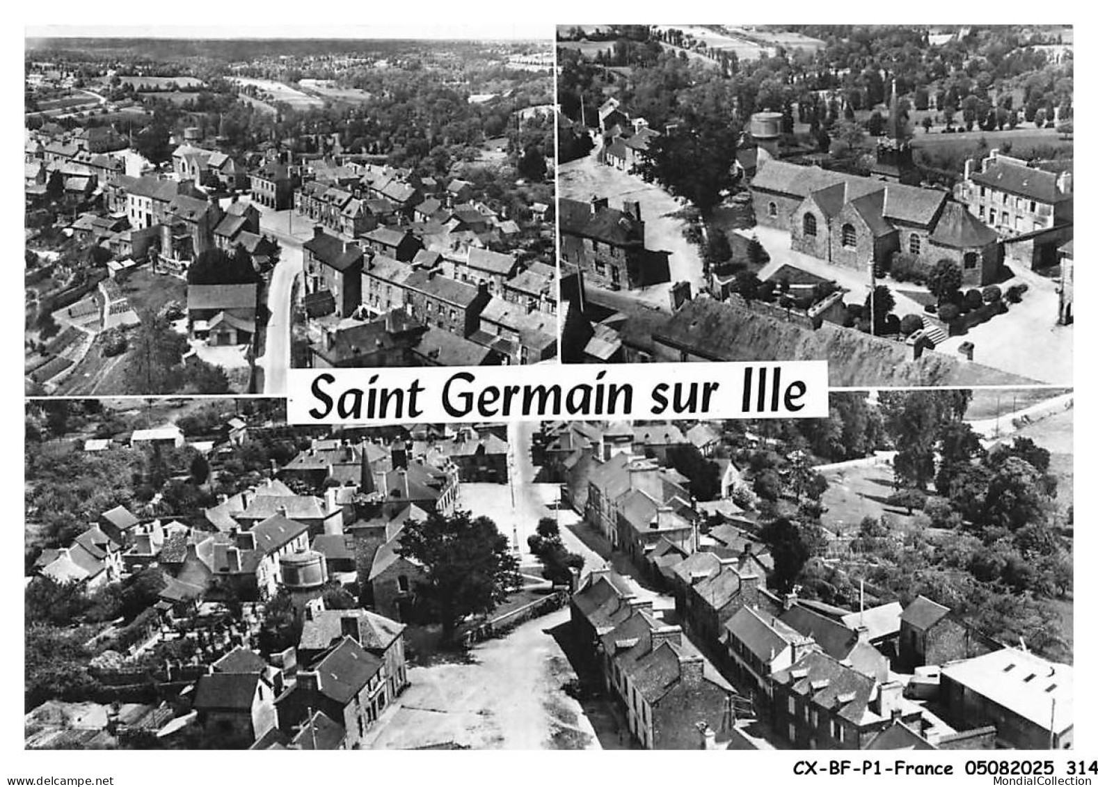 CX-BFP1-0158-35 - SAINT-GERMAIN-SUR-ILLE - Diverses vue