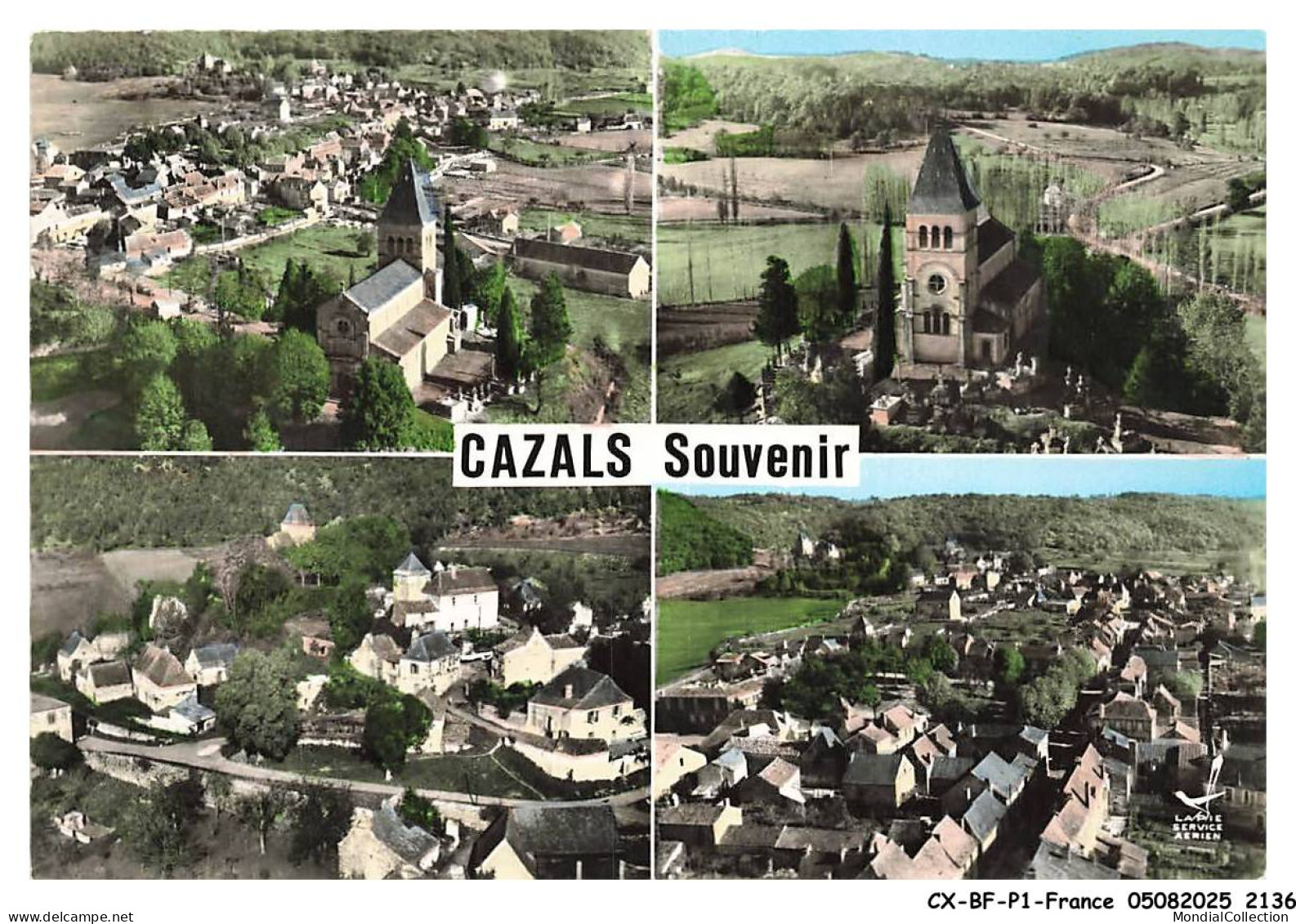 CX-BFP1-1069-46 - CAZALS - Notre dame de cazals - L'église - Vue générale