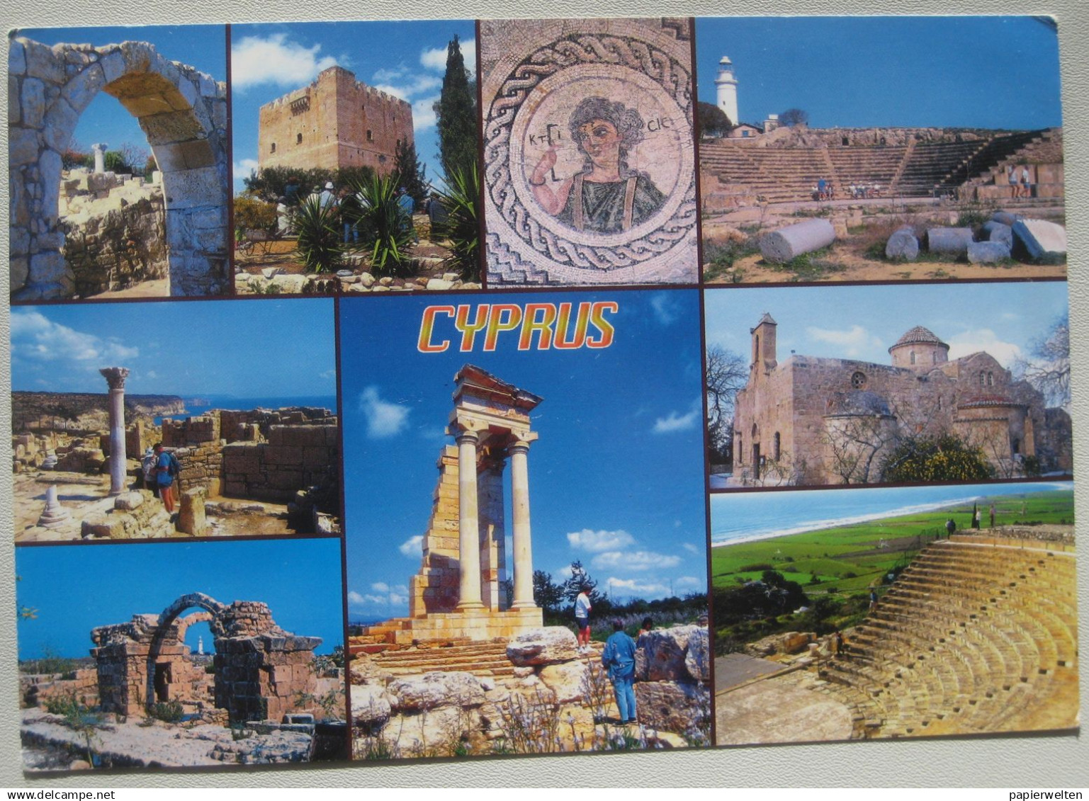 Cyprus / Zypern - Mehrbildkarte (antike Sehenswürdigkeiten ...)