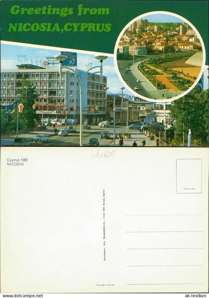 Nikosia Λευκωσία / Lefkoşa Greetings from NICOSIA CYPRUS  Mehrbild-AK 1970