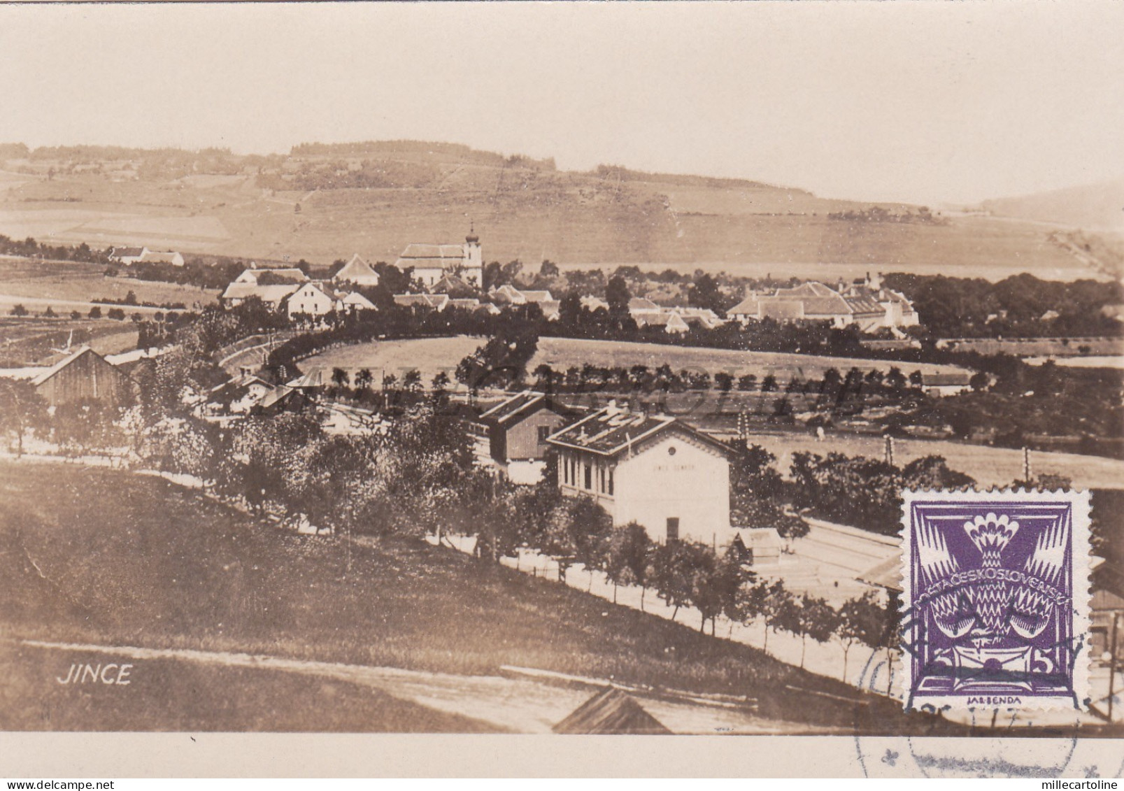 CZECH REPUBLIC - Jince, View, Photo Postcard