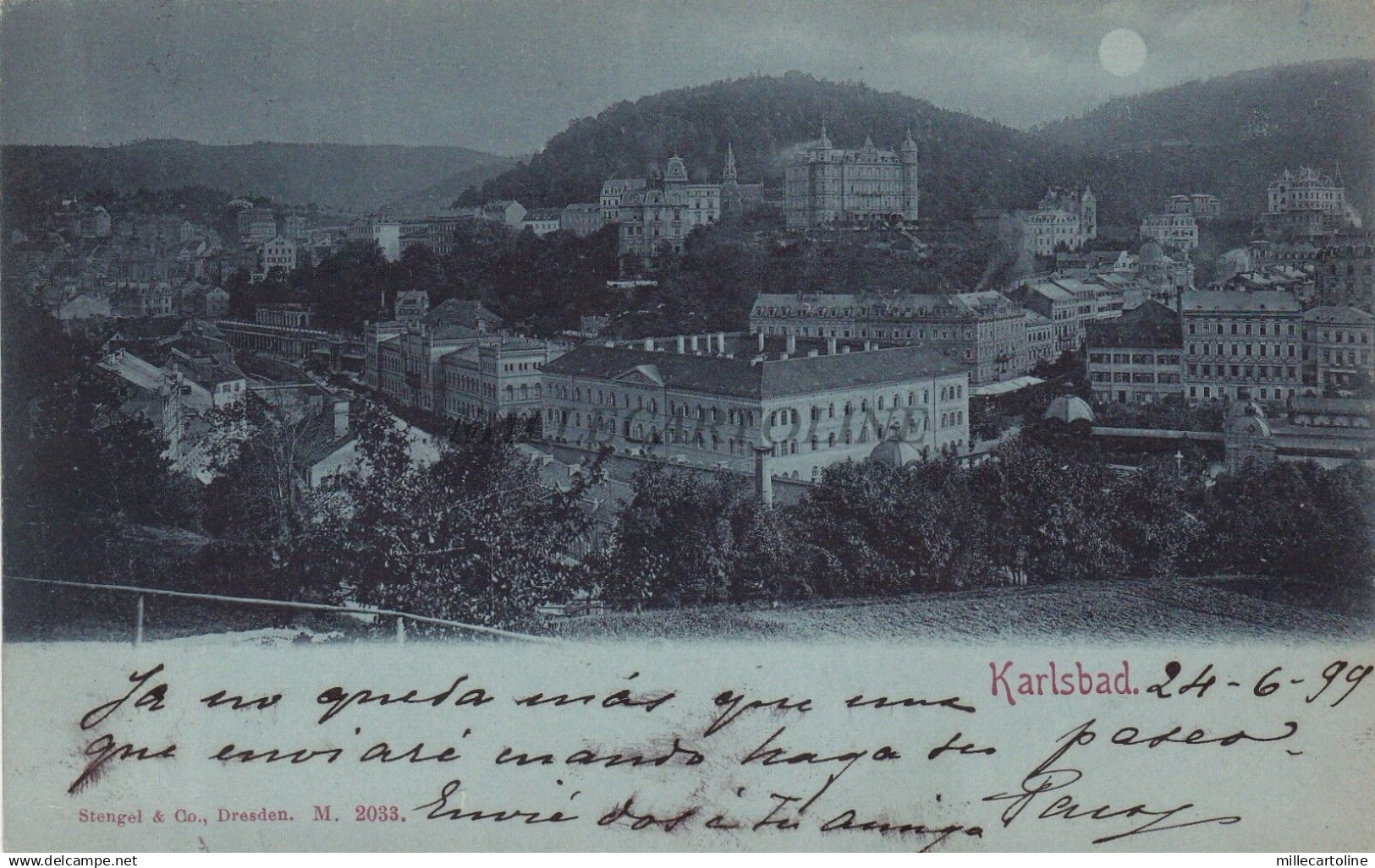 CZECH REPUBLIC - Karlsbad - View 1899