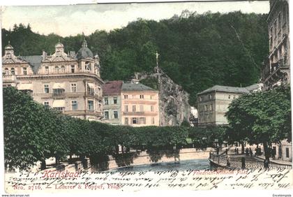 CPA-Carte Postale Tchéquie Karlsbad Karlovy Vary  Friedrich Wilhelm Platz  VM55496ok