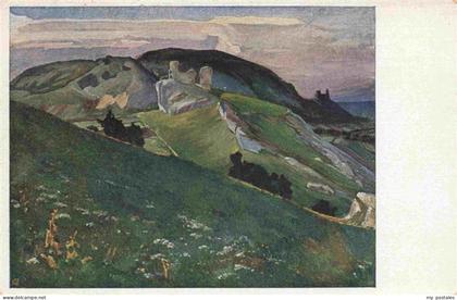 Pollau Pavlov Breclav Jihomoravsky kraj CZ Panorama Pollauer Berge Prof. Wenz Gr