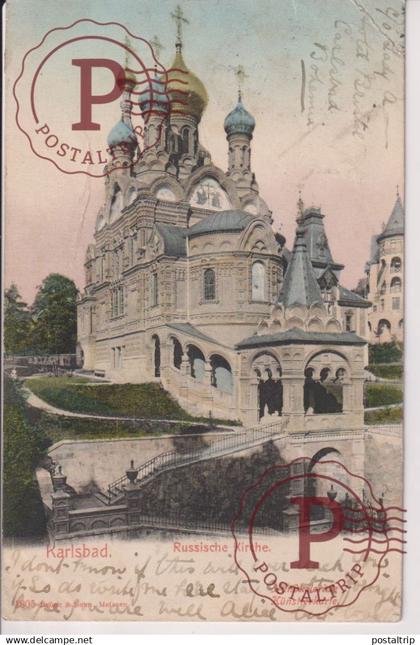 REPUBLICA CHECA. KARLSBAD Russische Kirche