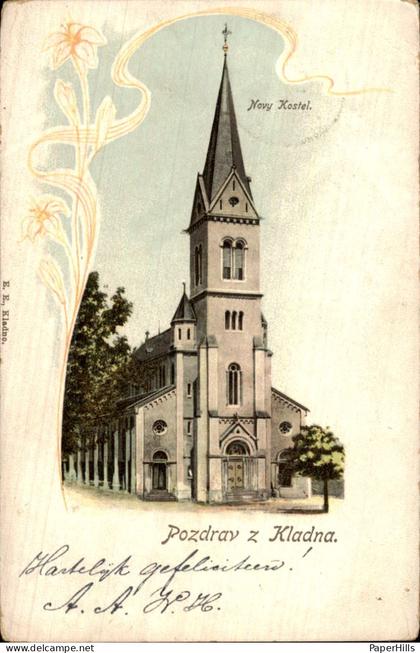 Tsjechië Czech Republic - Kladna - Pozdrav z Kladna